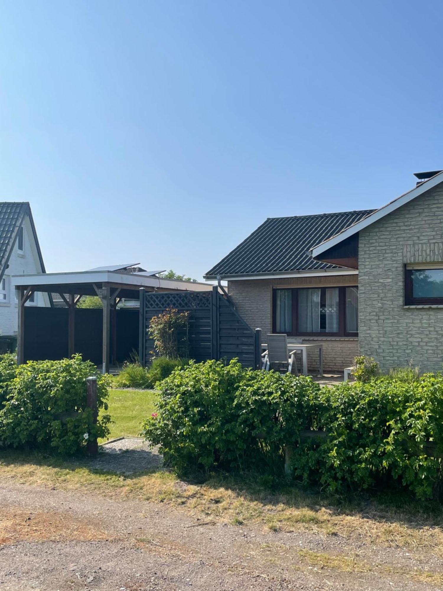 Gemuetliches Ferienhaus Hinterm Deich Nordstrand Dış mekan fotoğraf