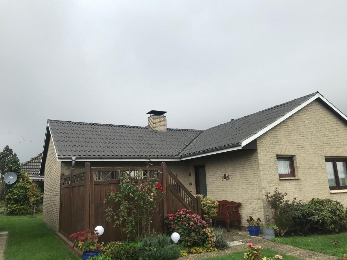 Gemuetliches Ferienhaus Hinterm Deich Nordstrand Dış mekan fotoğraf